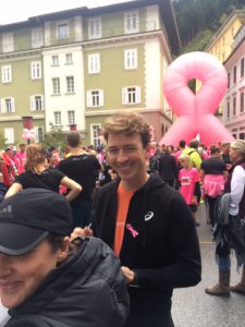 Der Spitzensportler Michael Szymoniuk Initiator u. Sportchef des Pink Runs